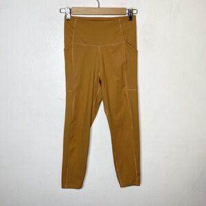 Girlfriend Collective Bronze  Pocket Legging Cropped‎ Athletic Women’s Small